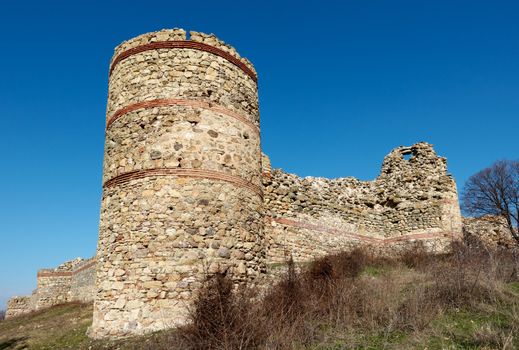 Mezzek fortress near Svilengrad, Bulgaria, the tower