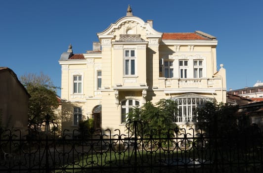 Old architecture monument building in Sliven city, Bulgaria.