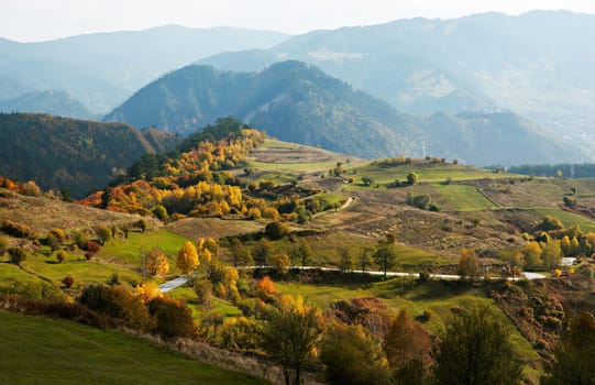 Autumn colors of Rodopi mountains, Bulgaria