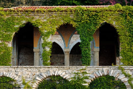 Roman bath in the yard of Balchik palace