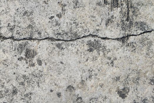 Composition of cracked concrete texture closeup background. 