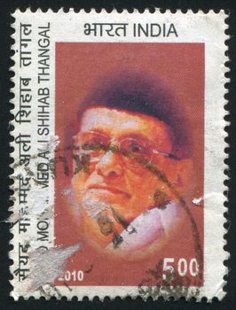 INDIA - CIRCA 2010: stamp printed by India, shows Shihab Thangal, circa 2010