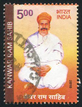 INDIA - CIRCA 2010: stamp printed by India, shows Kanwar Ram Sahib, circa 2010