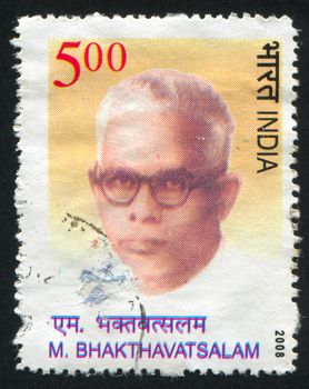 INDIA - CIRCA 2008: stamp printed by India, shows Bhakthavatsalam, circa 2008