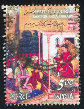 INDIA - CIRCA 2009: stamp printed by India, shows Rampur Raza library, circa 2009