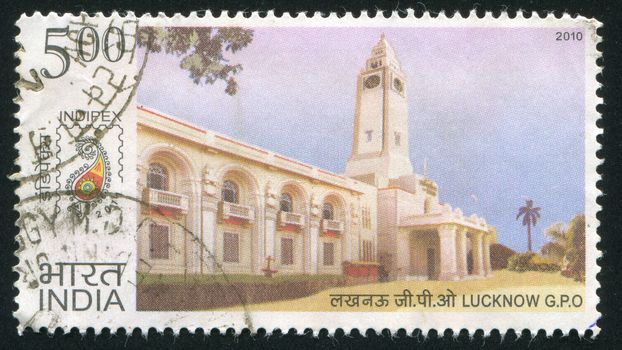 INDIA - CIRCA 2010: stamp printed by India, shows Castle, circa 2010