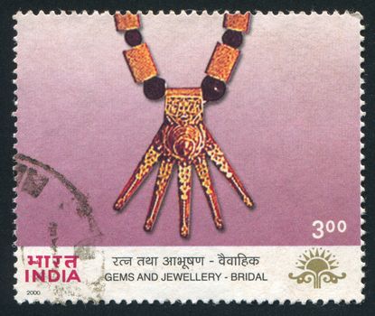 INDIA - CIRCA 2000: stamp printed by India, shows jewellery, circa 2000