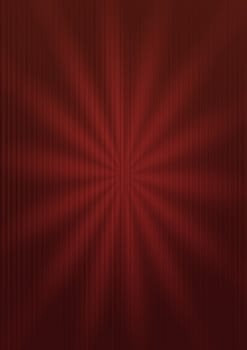 Abstract red bright striped background with sunburst