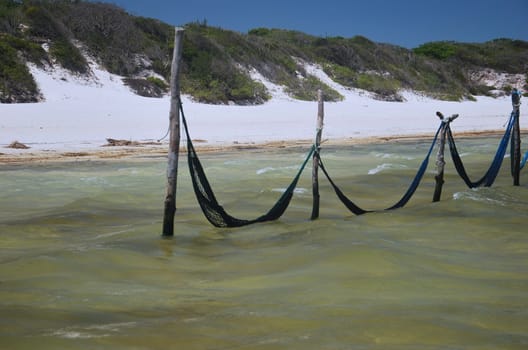 Paradise lagoon in Jericoacoara  