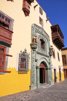 Spain. Canary Islands. Gran Canaria island. Las Palmas de Gran Canaria. Columbus House (Casa de Colon)  