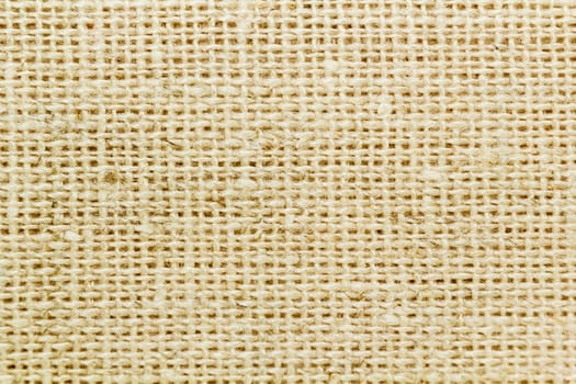 horizontal texture rough linen cloth. macro