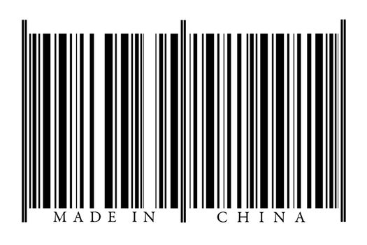 China Barcode isolated on white background