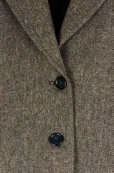 Tweed suit closeup