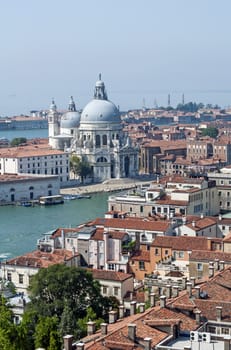 Basilica of Saint Mary of Salute, Venice, Italy.