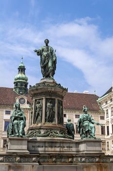 Monument to Holy Roman Emperor Francis II, in Vienna, Austria.