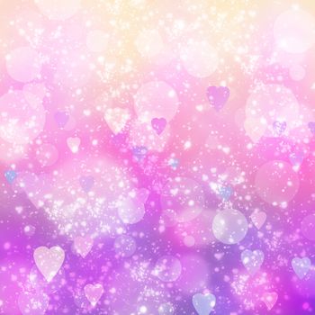 Abstract background of hearts. The concept of Valentine's Day