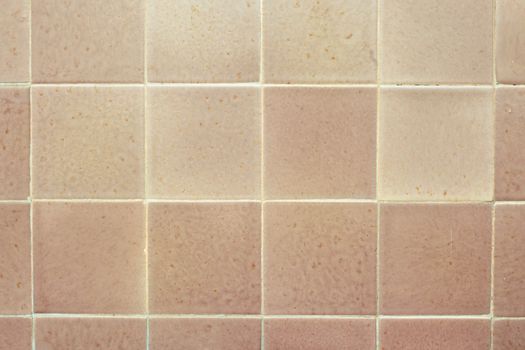 Pink and orange tiles as a background image