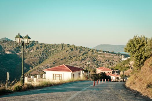 Road on the island of Alonissos, Greece