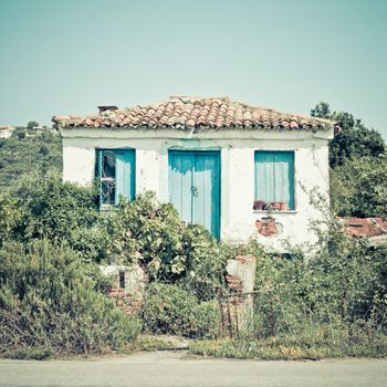 A run down cottage in Skiathos, Greece