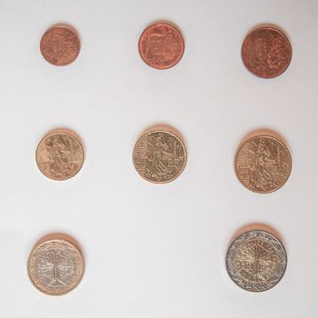 Euro coins