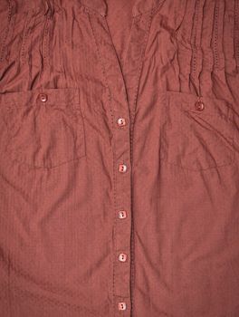 Front of a brown female casual top