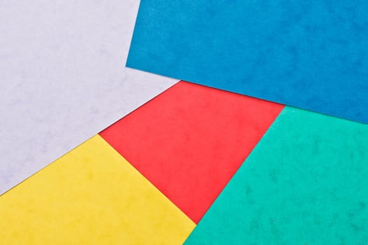 Colorful card sheets as a background image