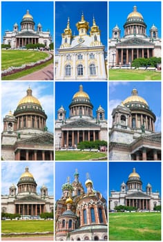 Collection of Cathedrals and Churches in Saint Petersburg, Russia