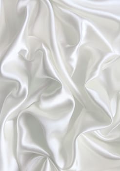 Smooth elegant white silk can use as wedding background 