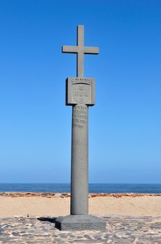 Replica of the cross planted by Diogo C�o in 1486 at Cape Cross, Namibia