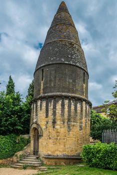 Lanterne des morts in the beautiful city of sarlat dordogne perigord France