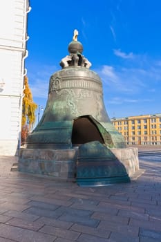 Huge Tsar Bell in  Moscow Kremlin, Russia