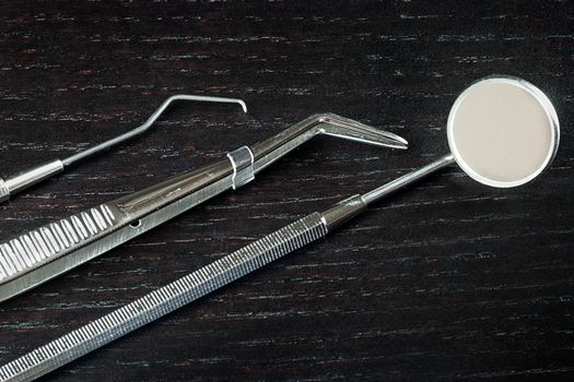 Close-up of dental tools