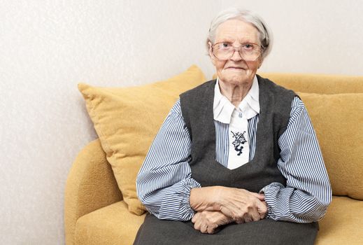 Portrait of a senior woman looking at the camera