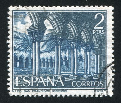 SPAIN - CIRCA 1970: stamp printed by Spain, shows San Francisco, circa 1970