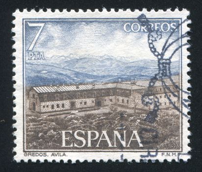 SPAIN - CIRCA 1976: stamp printed by Spain, shows Gredos, circa 1976