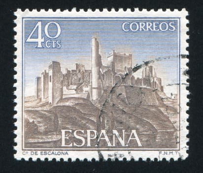 SPAIN - CIRCA 1968: stamp printed by Spain, shows Escalona, circa 1968