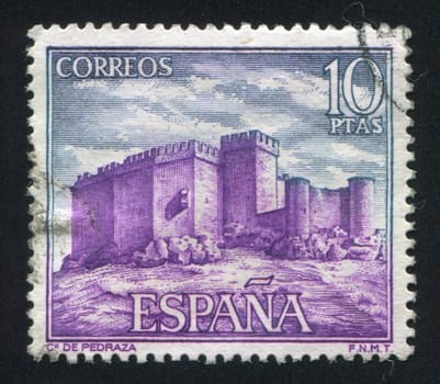 SPAIN - CIRCA 1972: stamp printed by Spain, shows Pedraza, circa 1972