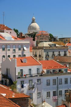 view on city Lisbon