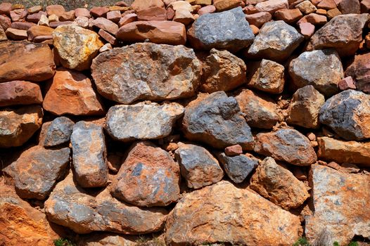 Masonry texture in Spain Mediterranean ancient wall construction