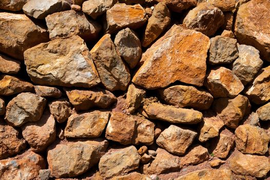 Masonry texture in Spain Mediterranean ancient wall construction