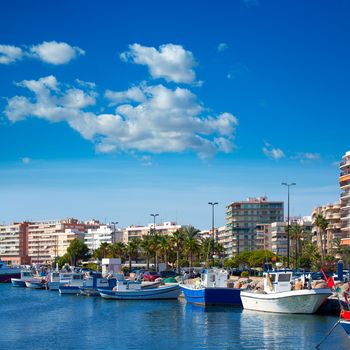 Alicante Santa Pola port marina from valencian Community at spain