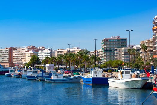 Alicante Santa Pola port marina from valencian Community at spain