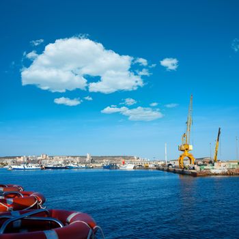 Santa Pola port marina in Alicante Valencia Province of Spain