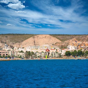 Alicante Santa Pola from Mediterranean sea valencian Community at spain