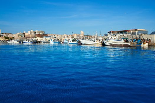 Santa Pola port marina in Alicante Valencia Province of Spain