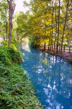 Liria San Vicente de Lliria river lake in Valencia Spain