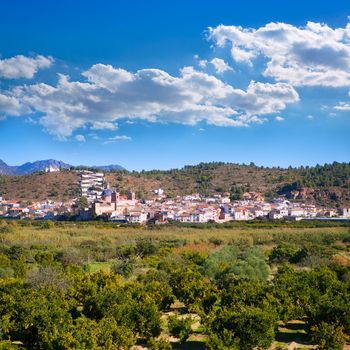 Sot de Ferrer whitewashed village in Valencia Spain