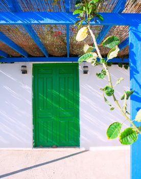 Tabarca Island streets in Alicante Valencian community Spain