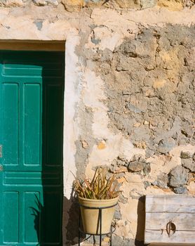 Tabarca Island streets in Alicante Valencian community Spain