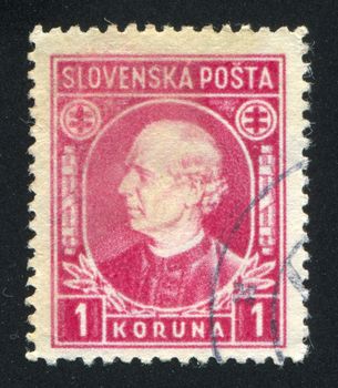 SLOVENIA - CIRCA 1939: stamp printed by Slovenia, shows Andrej Hlinka, circa 1939